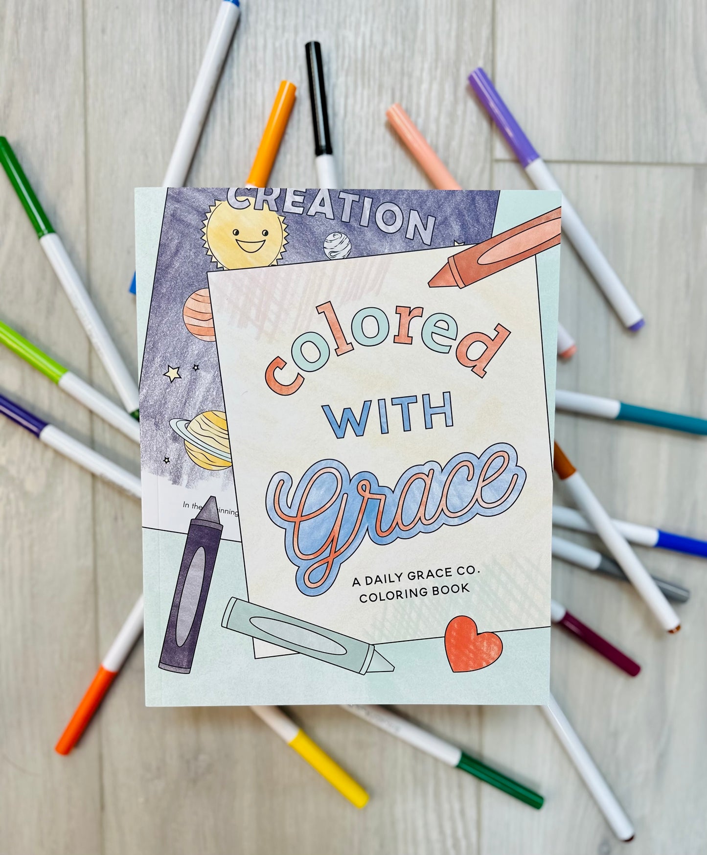 Colored with Grace-Kids Coloring Book