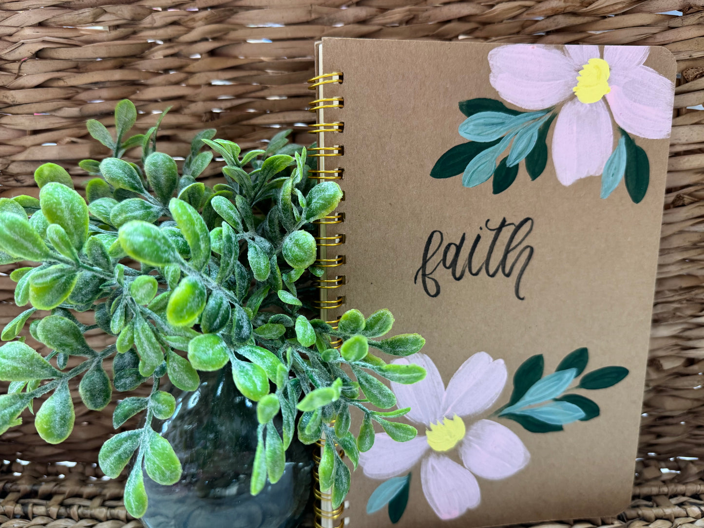 Hand Painted Spiral Bound Journal