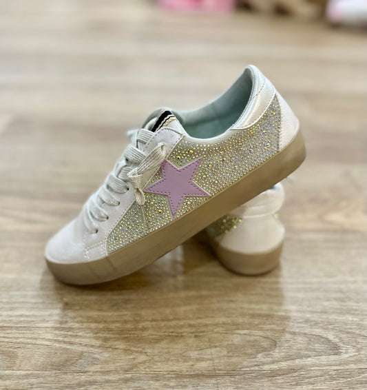 Iridescent Purple Star Sneaker