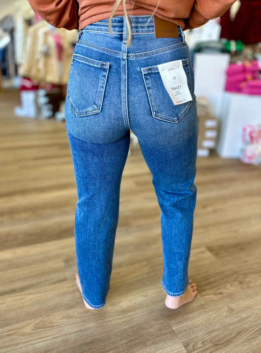 Hidden High Rise Relaxed Straight Jean