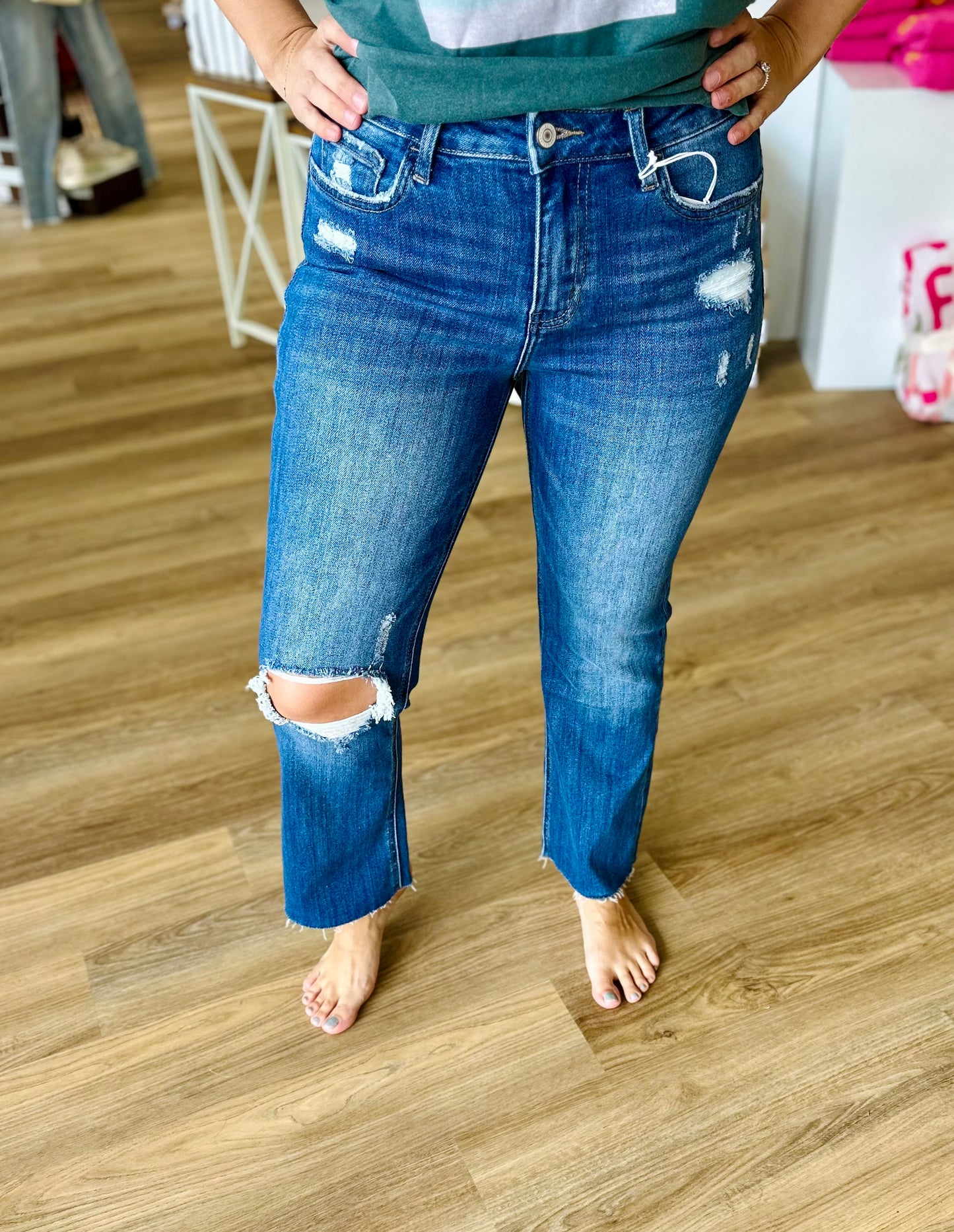 Vervet High Rise Kick Flare Jeans