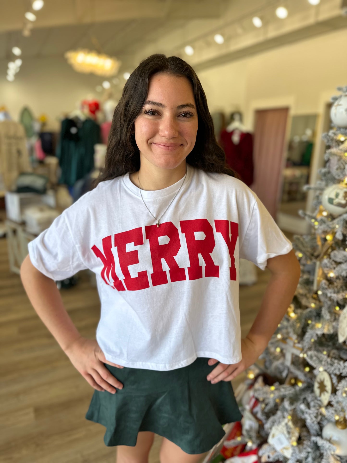 Merry Crop Tee