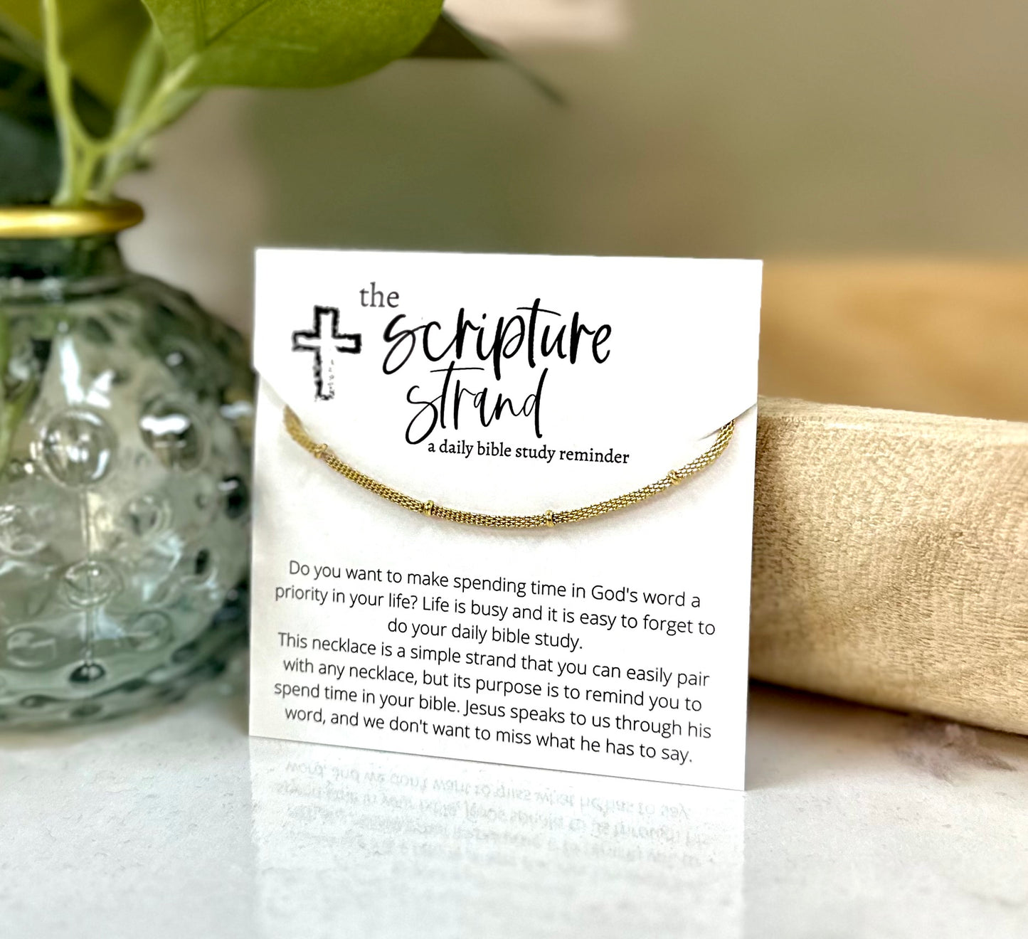 Scripture Strand Necklace