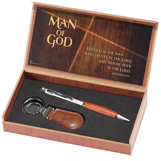 Man of God Pen/Keyring Set