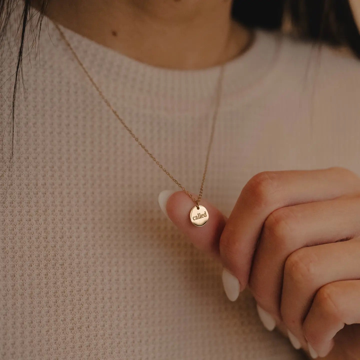 Called Disc Necklace