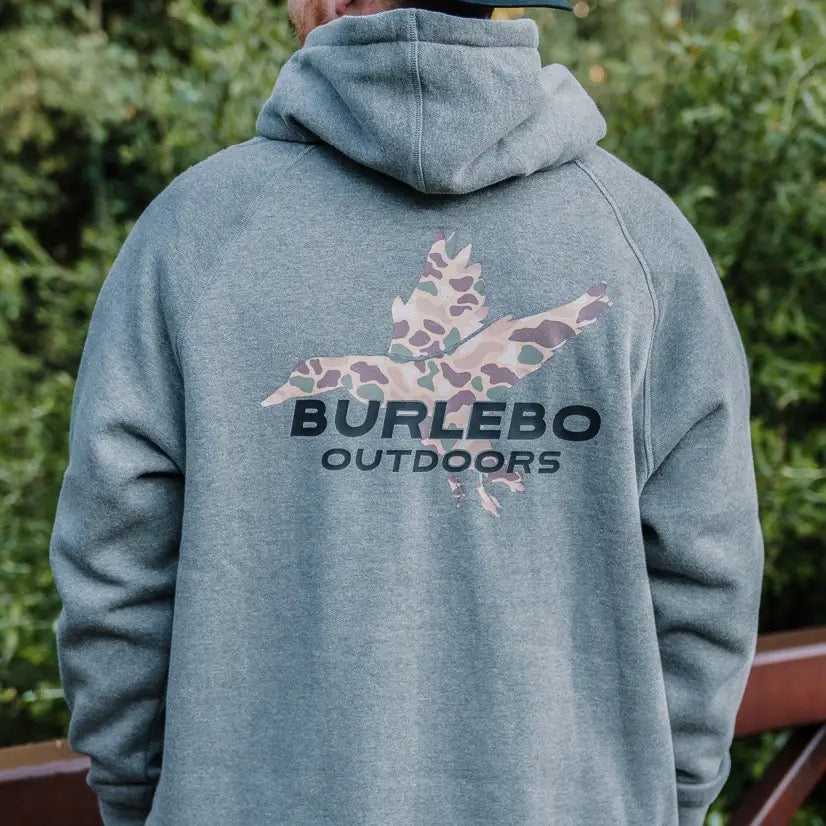 Burlebo Pintail Diving Duck Fleece Hoodie