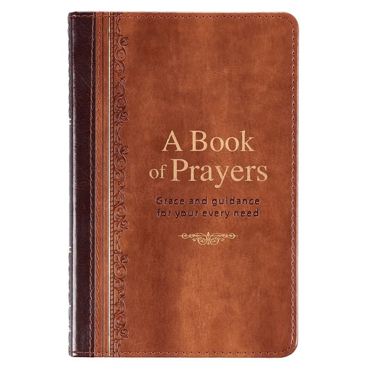 A Book of Prayers Two Tone Faux Leather