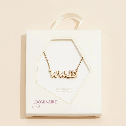 WWJD 18K Gold Necklace