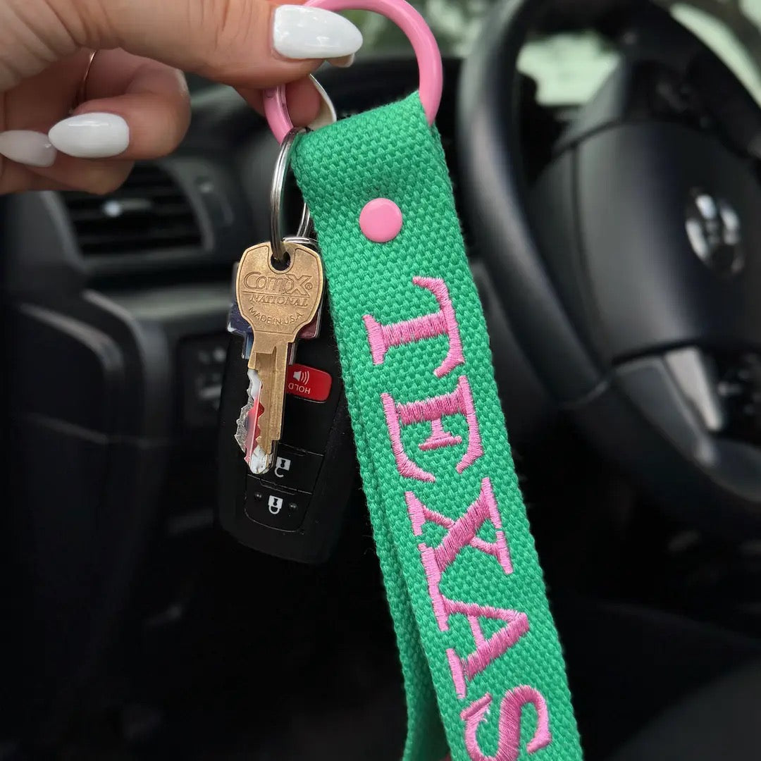 Texas Woven Keychain