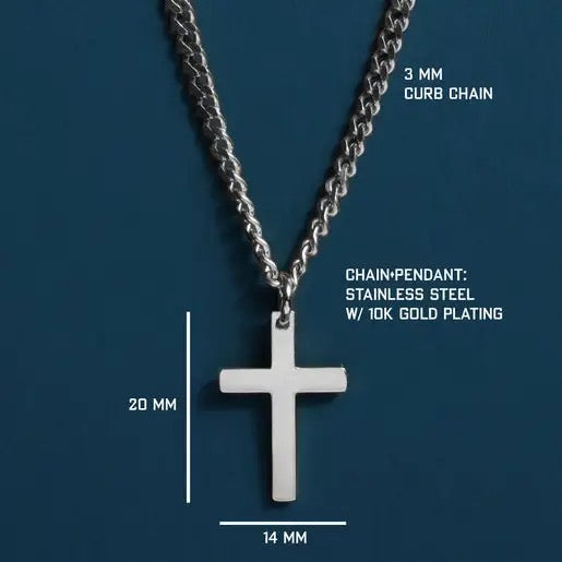 Stainless Steel Cross Necklace