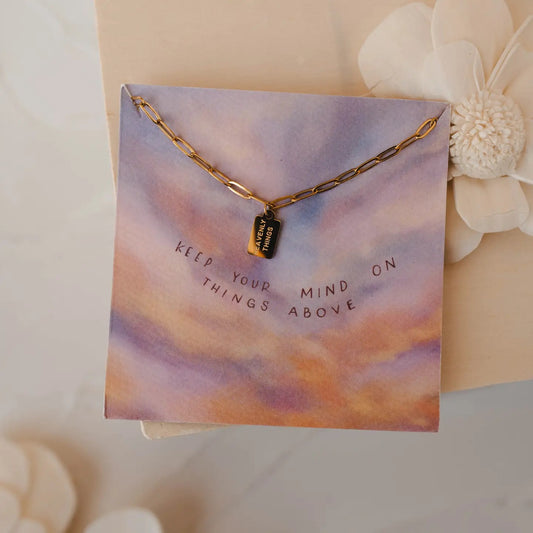 Heavenly Things Mini Tag Necklace