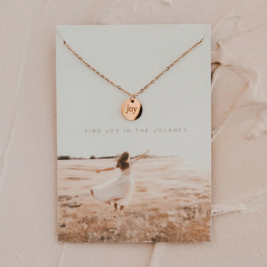 Joy Disc Necklace
