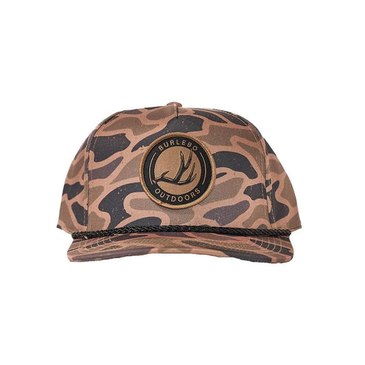 Burlebo Youth Cap - Circle Antler Patch - Classic Deer Camo