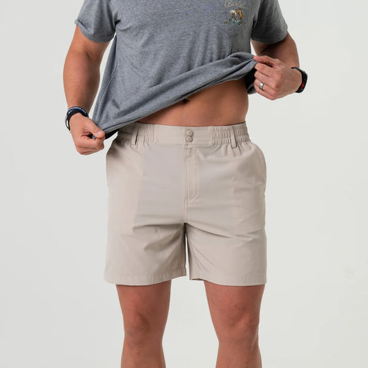 Burlebo Everyday Short Khaki - American Flag Pocket 7"