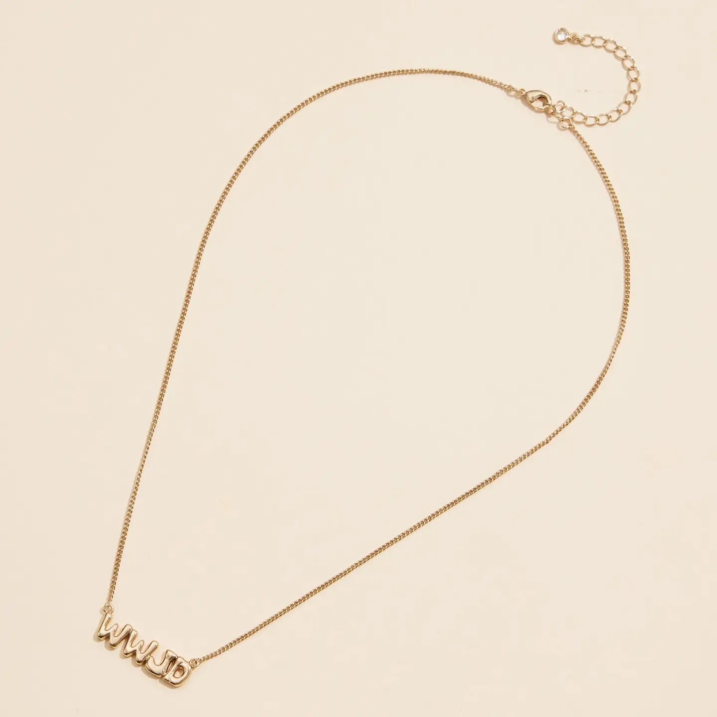 WWJD 18K Gold Necklace