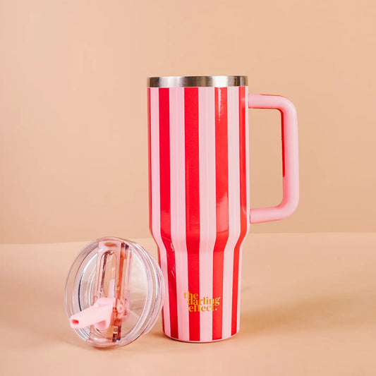 Peppermint Stripes 40 oz Tumbler