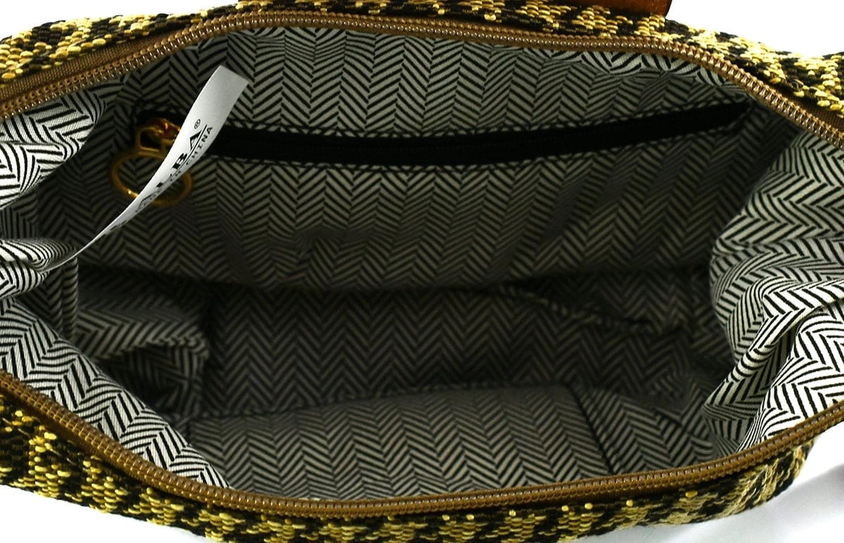 Houndstooth Convertible Clutch/Crossbody Bag