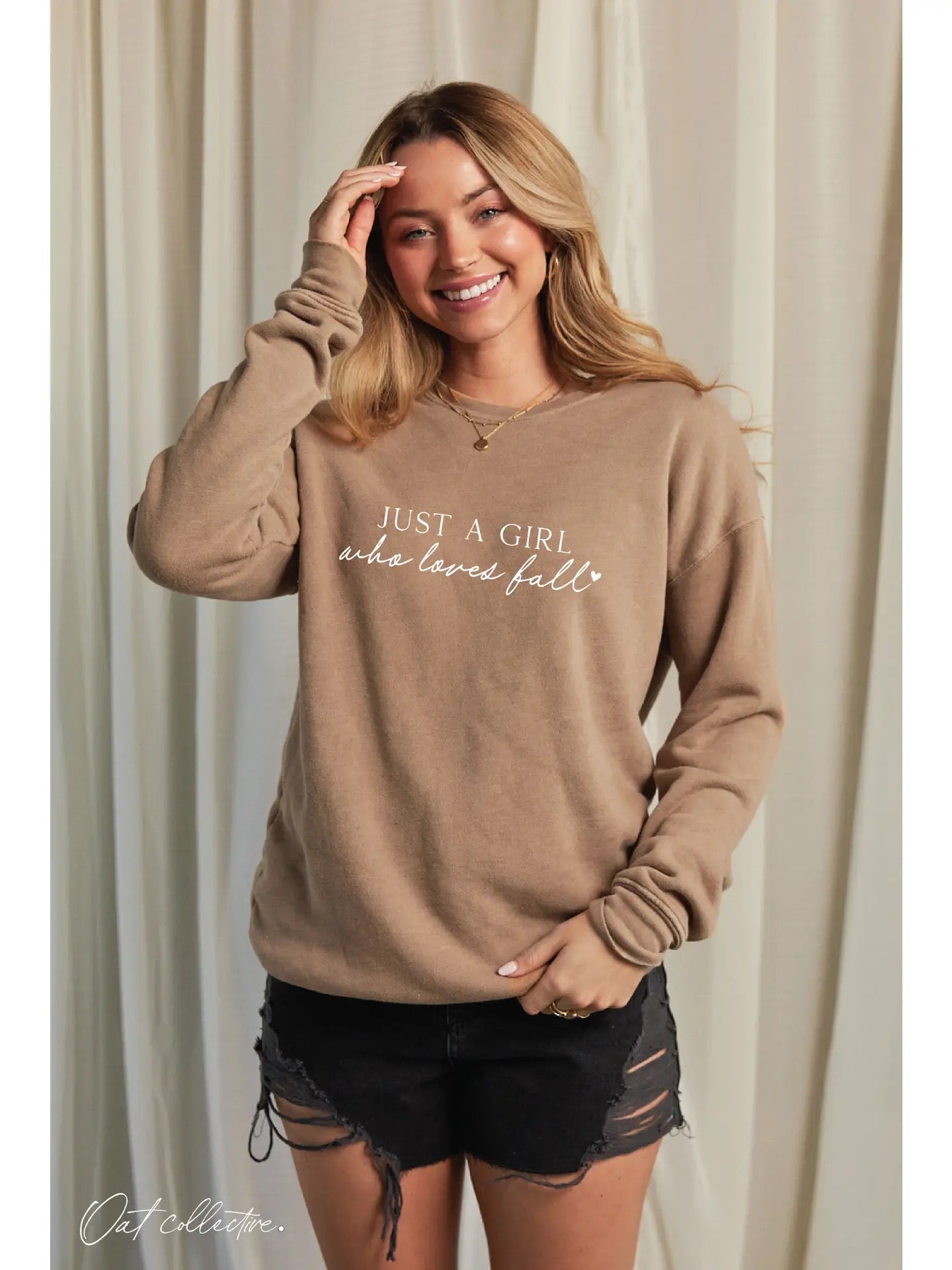 Just A Girl Mineral Sweatshirt