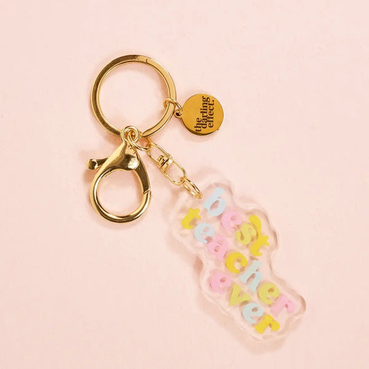 Best Teacher Ever Keychain
