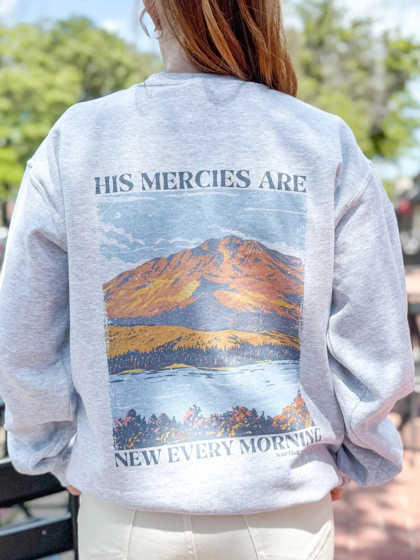 His Mercies Are New Crewneck Sweater