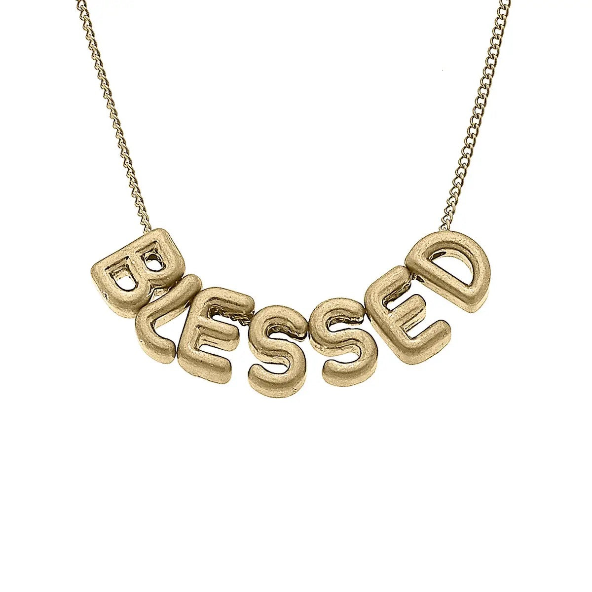 Blessed Bubble Necklace Gold