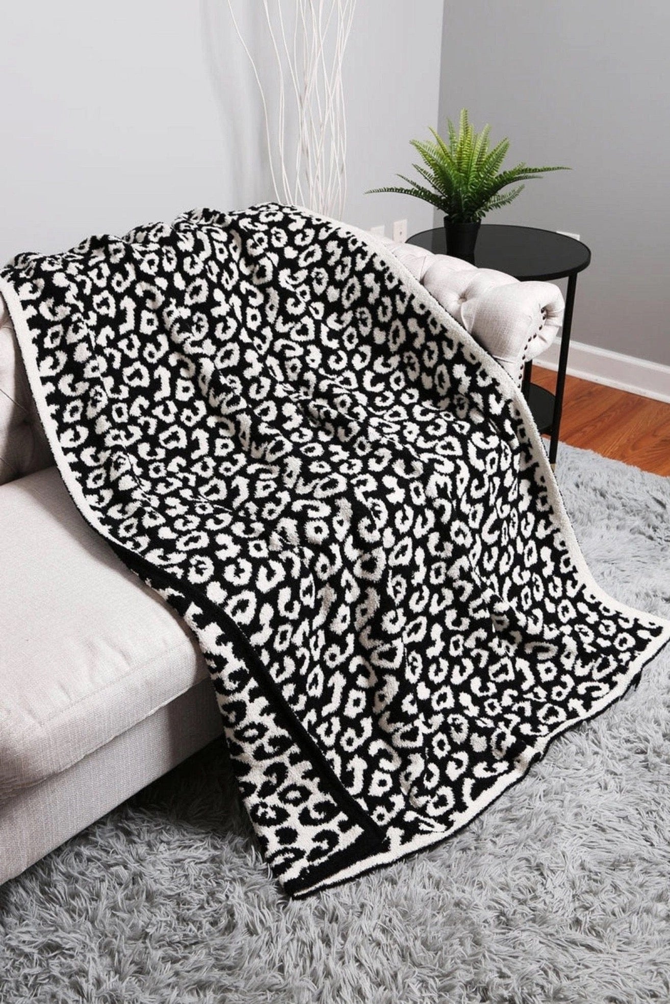 Super Luxe Leopard Throw Blanket
