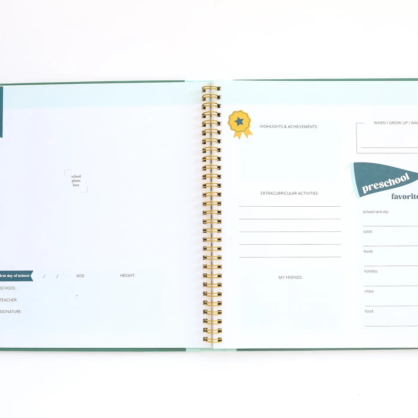 School Years Memory Book