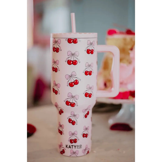 Cherry Bow Tumbler