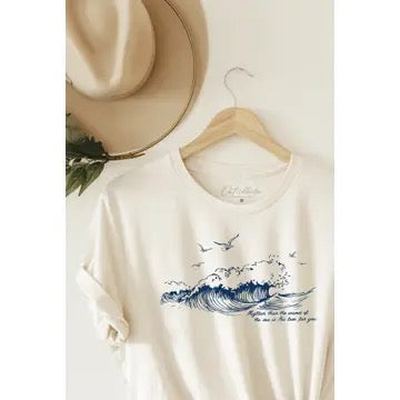 Mightier Than The Waves Graphic Tee