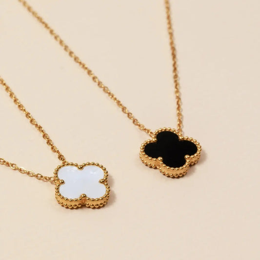 Floral Charm 18K Gold Dip Necklace