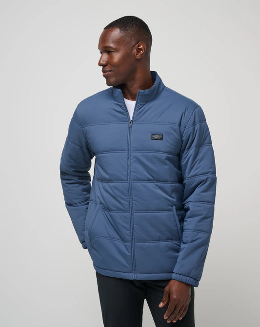 Travis Mathew Palisades Puffer Jacket-Navy
