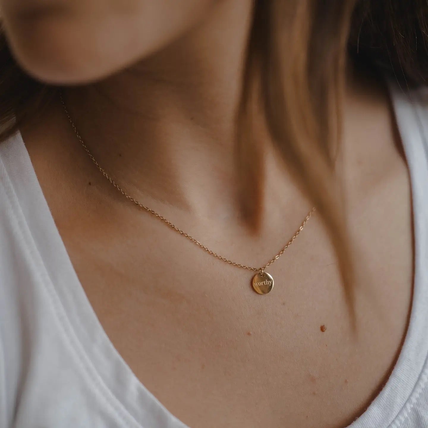 Worthy Disc Necklace