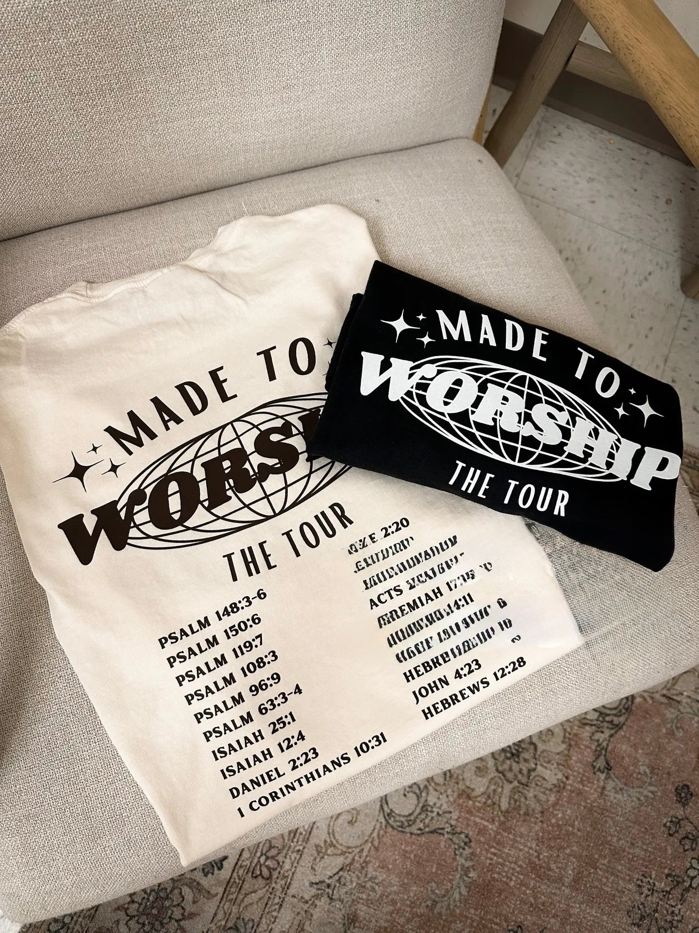 Charcoal Made To Worship Tee