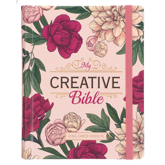 KJV Pink Floral My Creative Bible