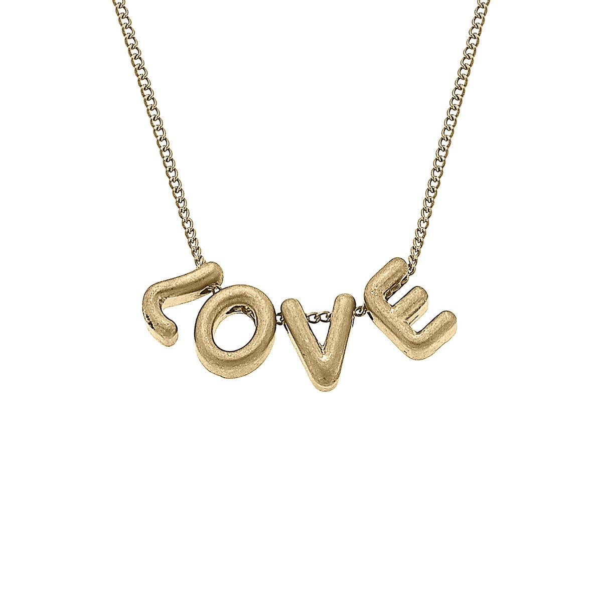 Love Bubble Necklace Gold