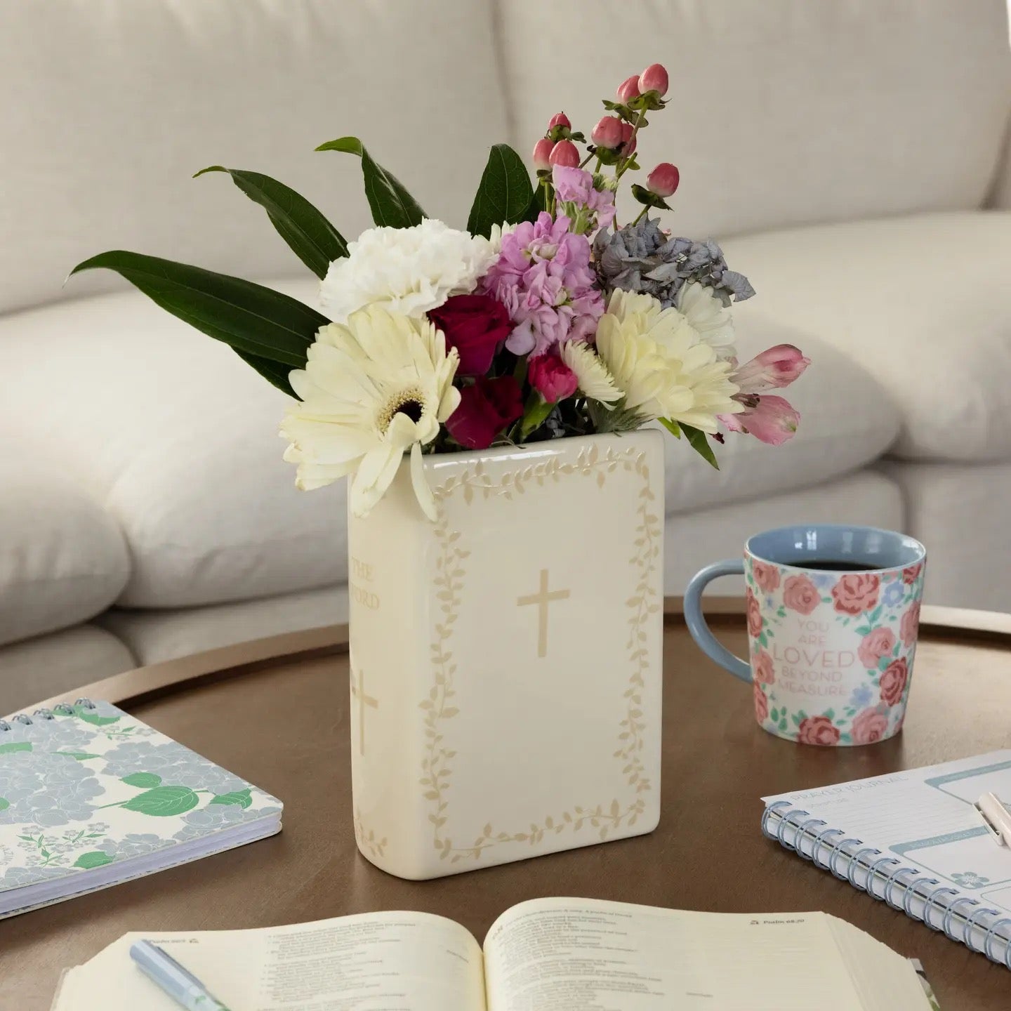 The Word Bible Book Vase