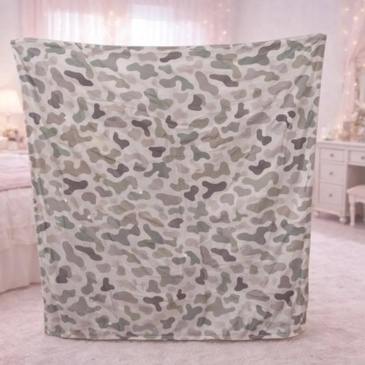Luxe Fleece Blanket - Camo