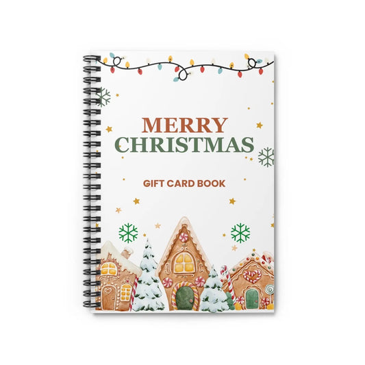 Christmas Gift Card Holder Book