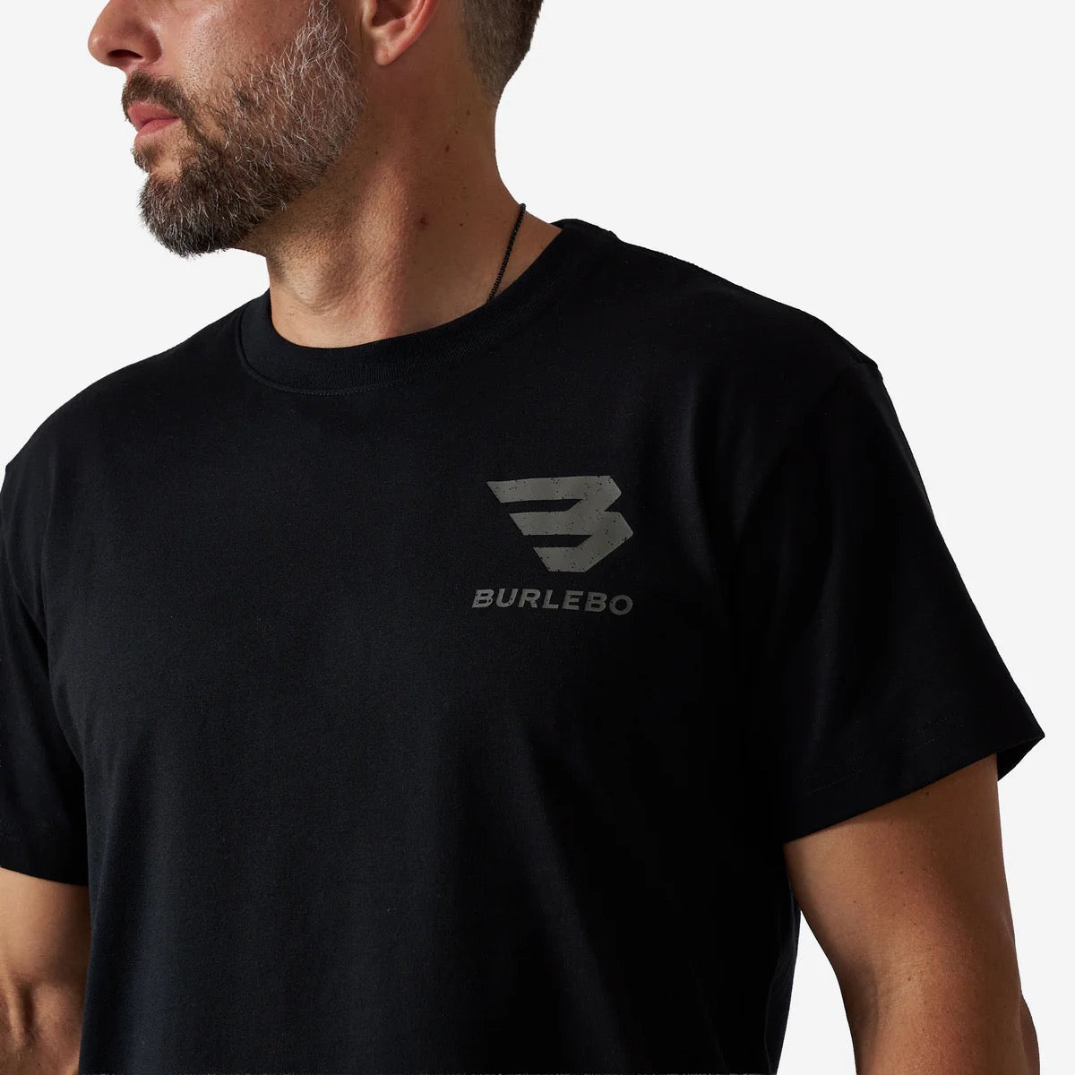 Burlebo Short Sleeve Tee - Proverbs 27:17 - Black