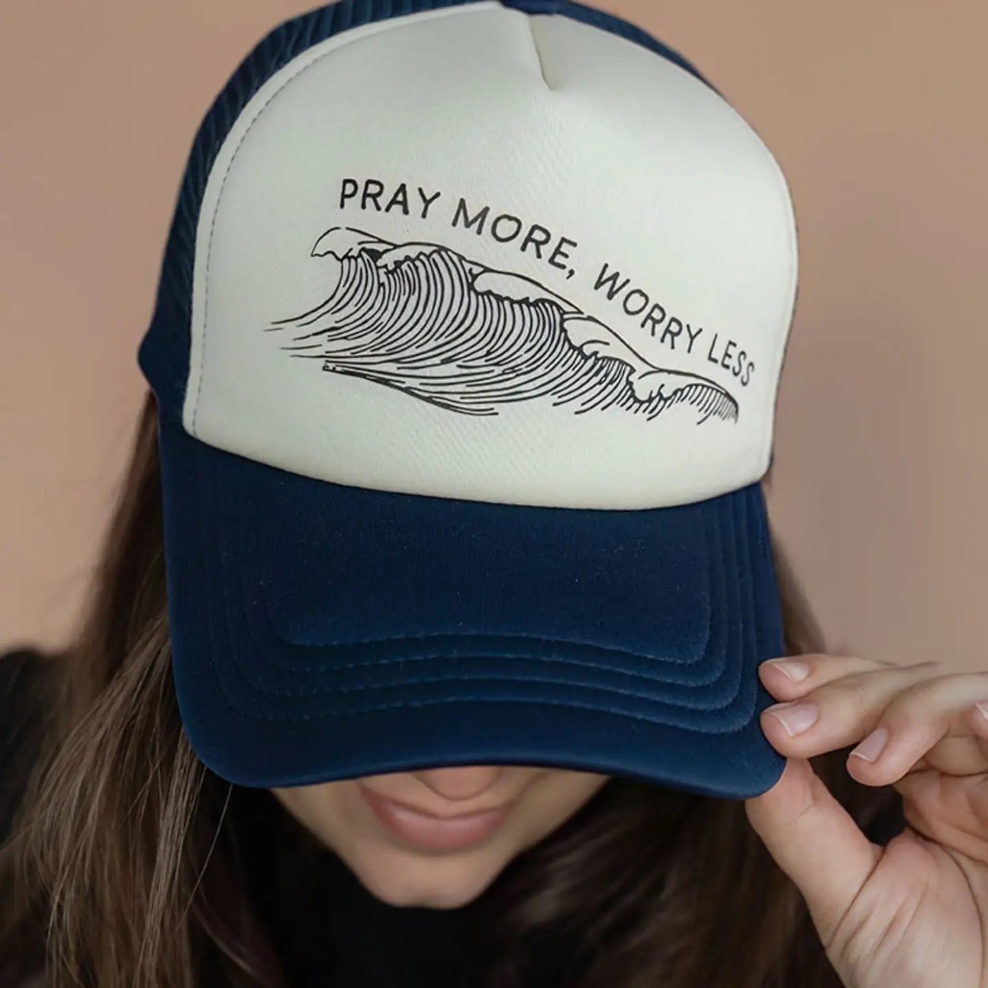 Pray More Worry Less Hat