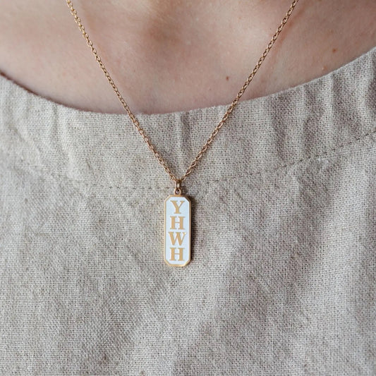 YHWH Gold Necklace