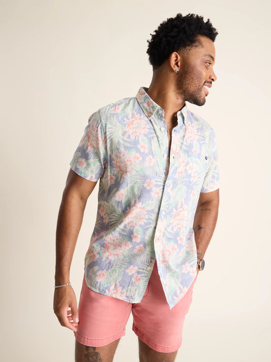 Chubbies The Resort Wear Slub Poplin Friday Shirt