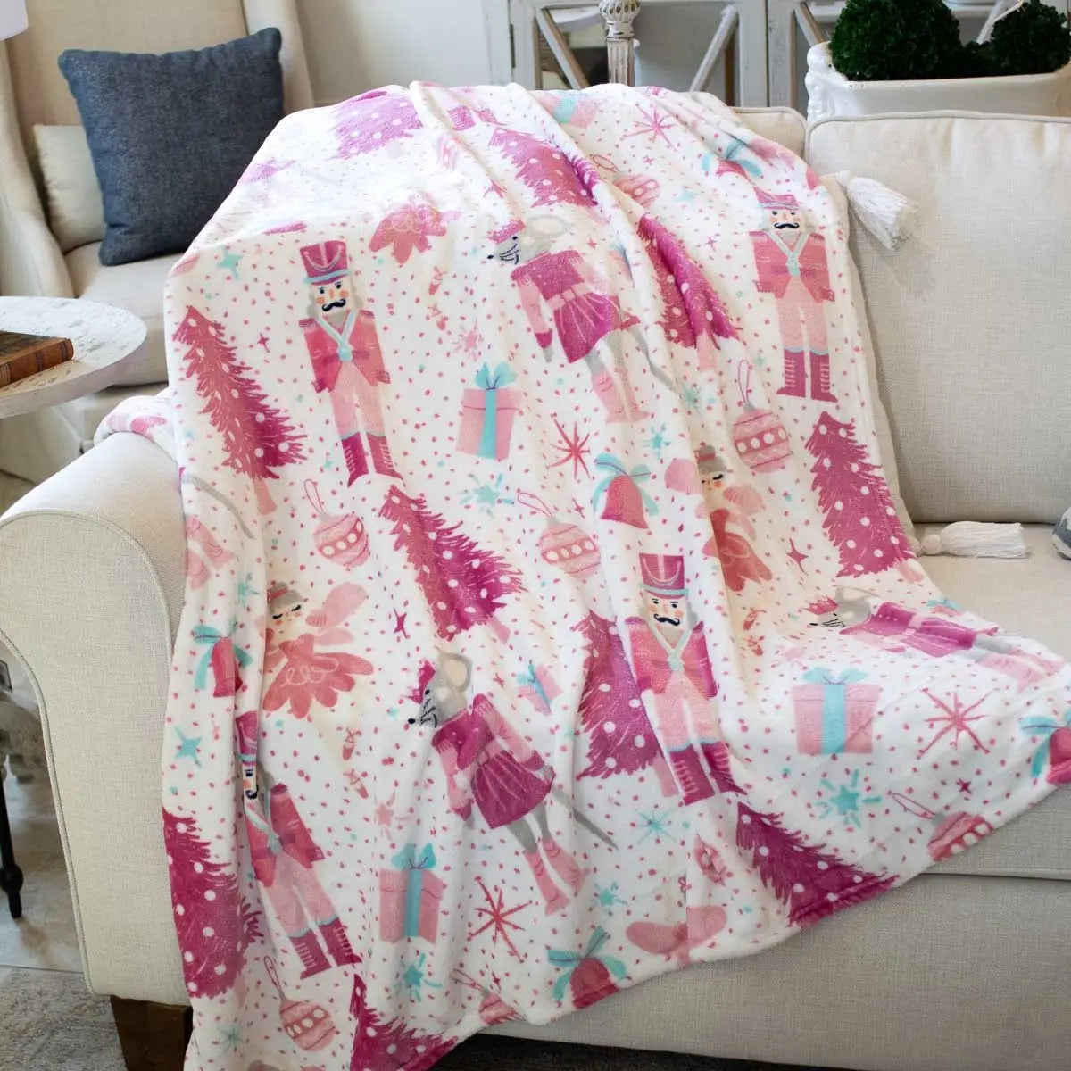 Nutcracker Dreams Throw Blanket