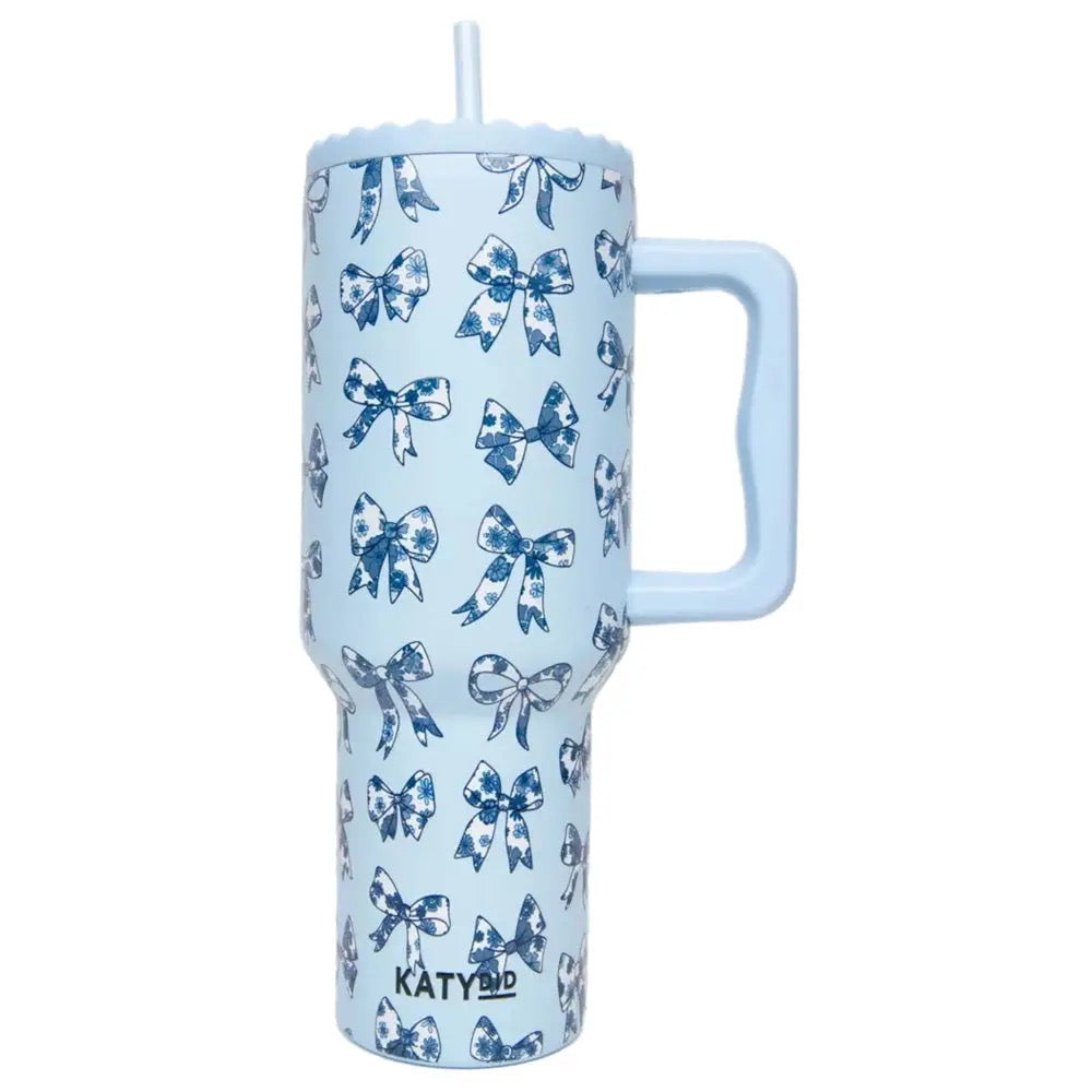 Blue Bows Tumbler