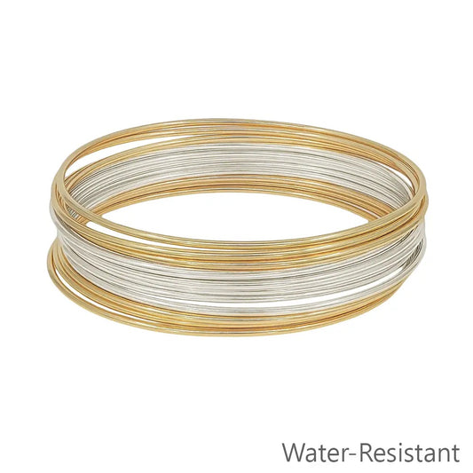Set of 12 Gold & Silver Bangles