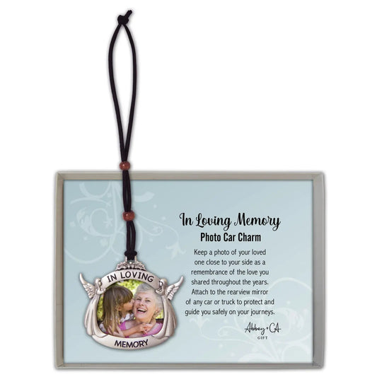 In Loving Memory Photo Car Charm