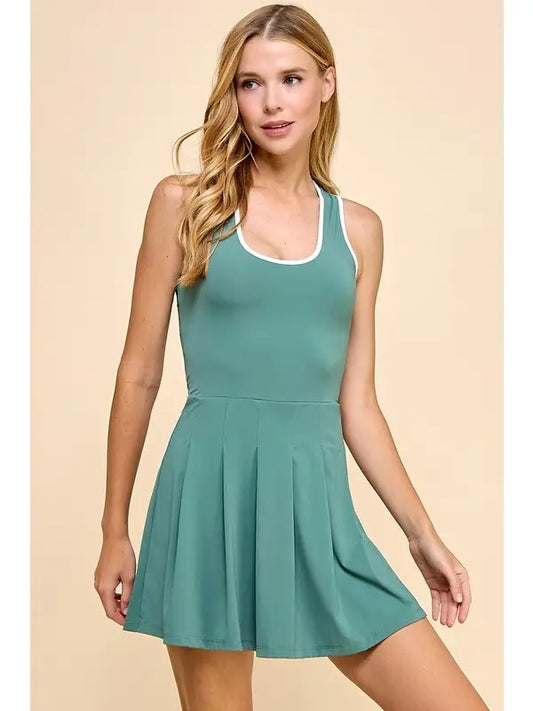Pine Cross Back Athletic Dress