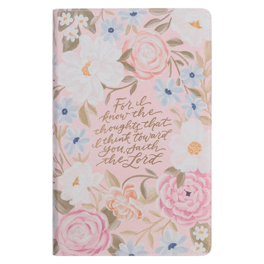 KJV Giant Print Pink Floral Bible