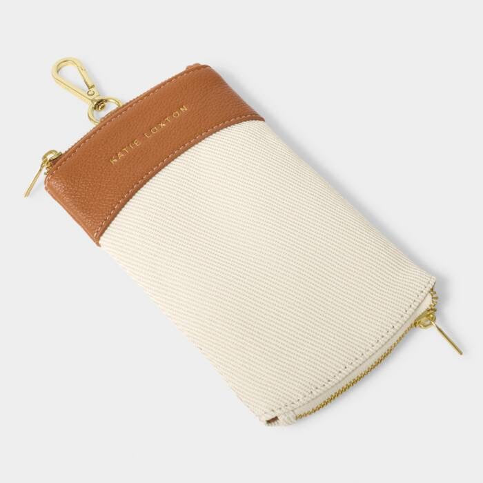 Katie Loxton Canvas Clip on Sunglasses Case