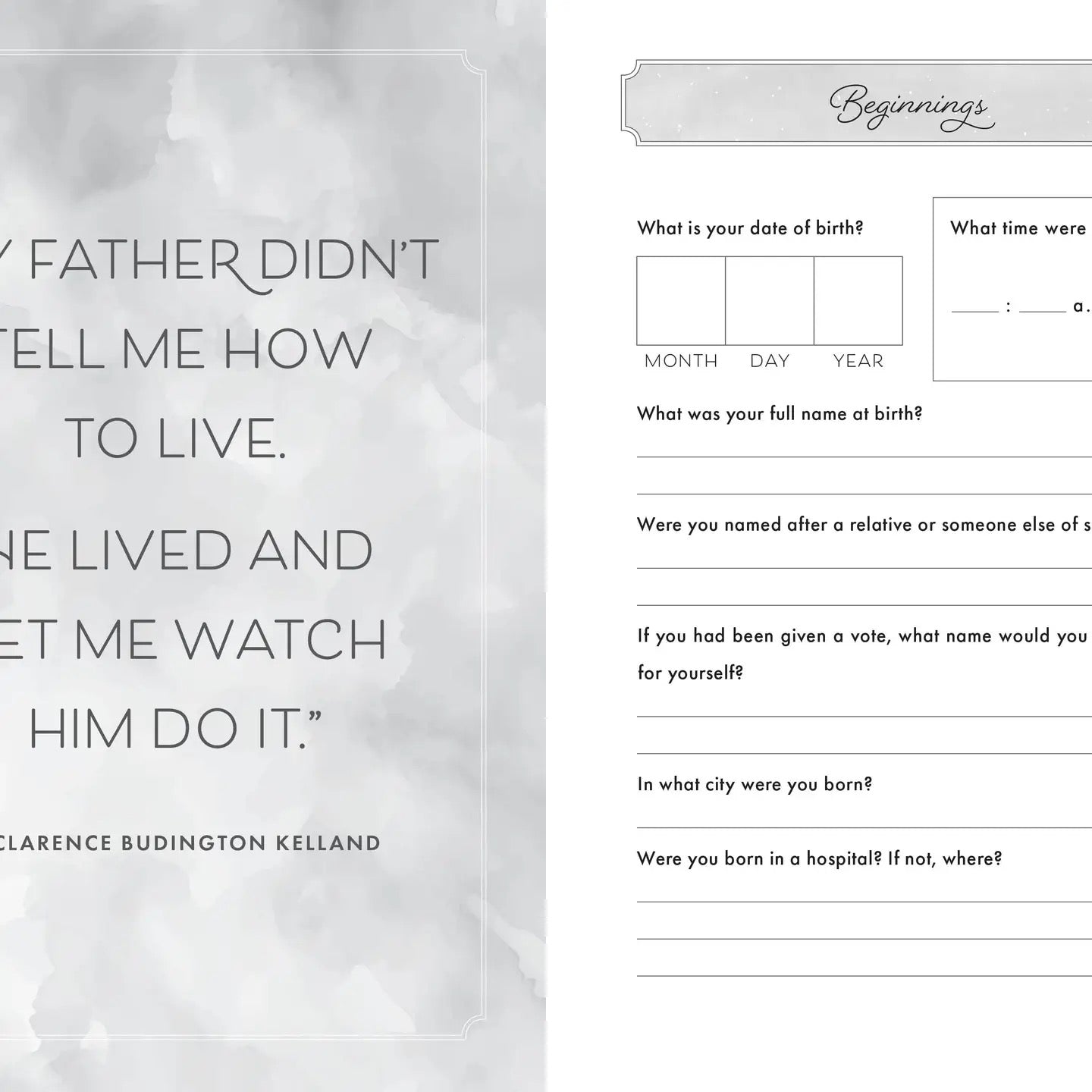 Dad I Want To Hear Your Story